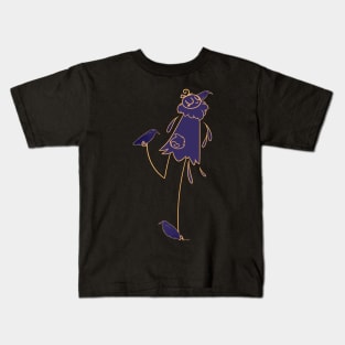 Scary crow and Scaredy bro Kids T-Shirt